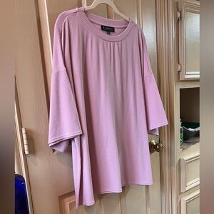 Eloquii Short Sleeve Tee- Pink